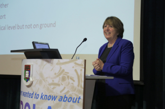 Dame Barbara Stocking delivered a lecture on "All you ever wanted to know about Ebola".
